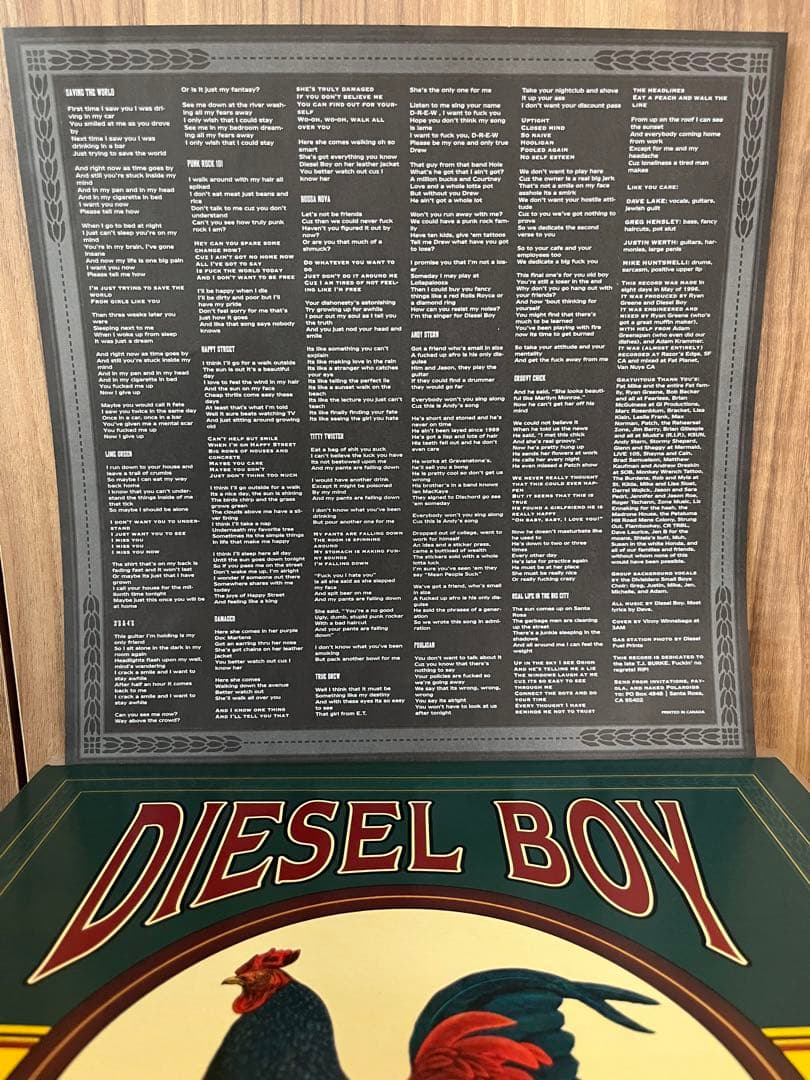 DIESEL BOY USパンク レコード96年オリジナル盤 1stアルバム
