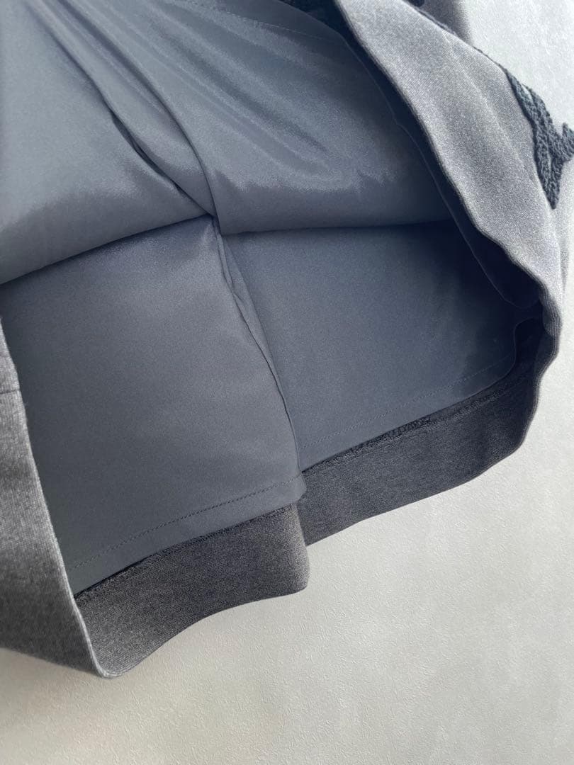 極美品✨ヴィヴィアンタム　メッシュ　ノースリーブワンピース　XL 42 グレー