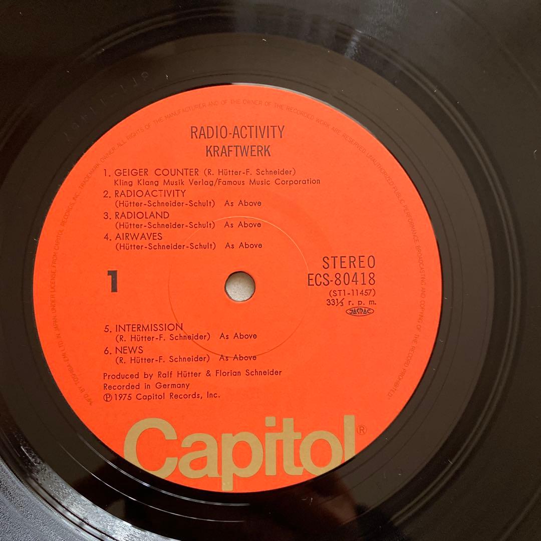 生*ラ様 クラフトワーク　放射能　帯付きLPレコード ECS-80418