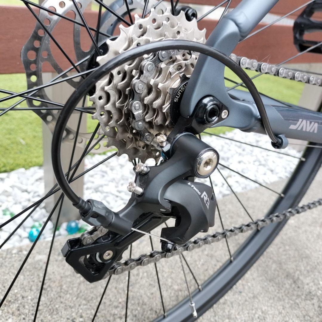 ロードバイク　JAVA　油圧ディスクブレーキ付き アルミフレーム ♪ほぼ新品♪