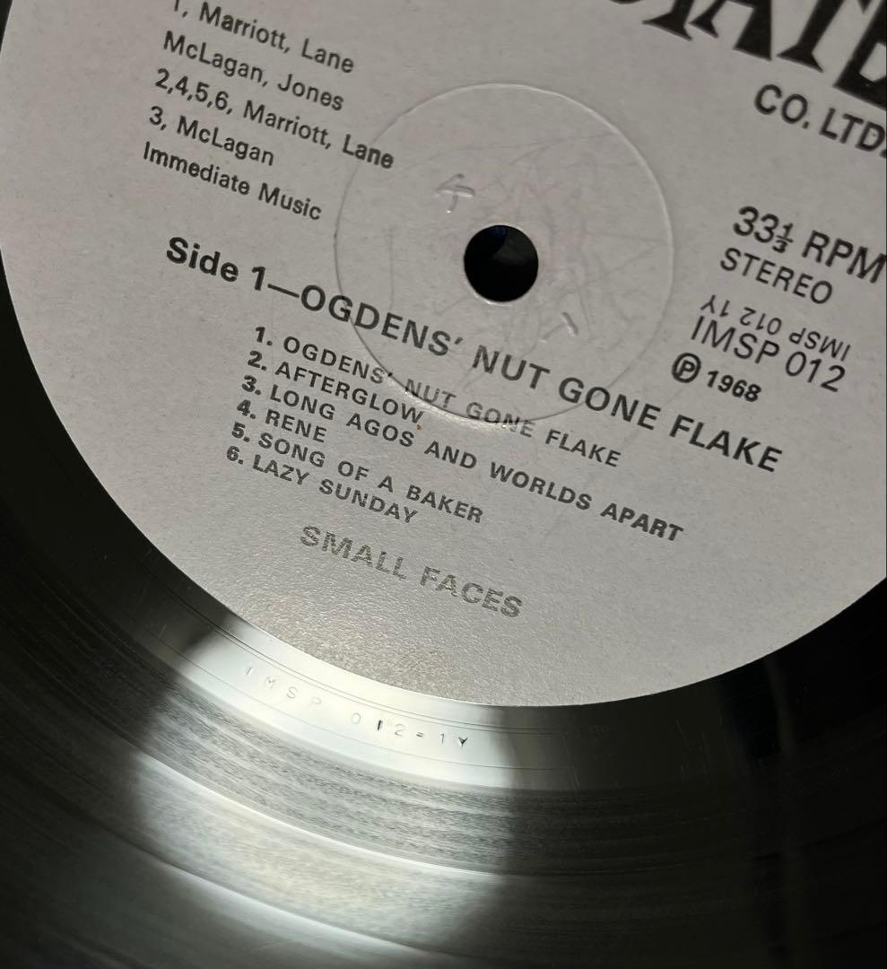 UKOrg スモールフェイセス OgdensNutGoneFlake ST初版