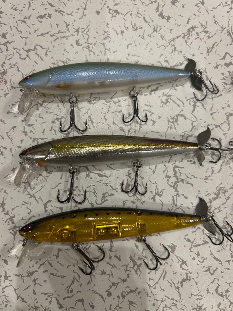 ノリーズルアー6個セット レイダウンミノー ウェイク ジャストワカサギ ザグバグ