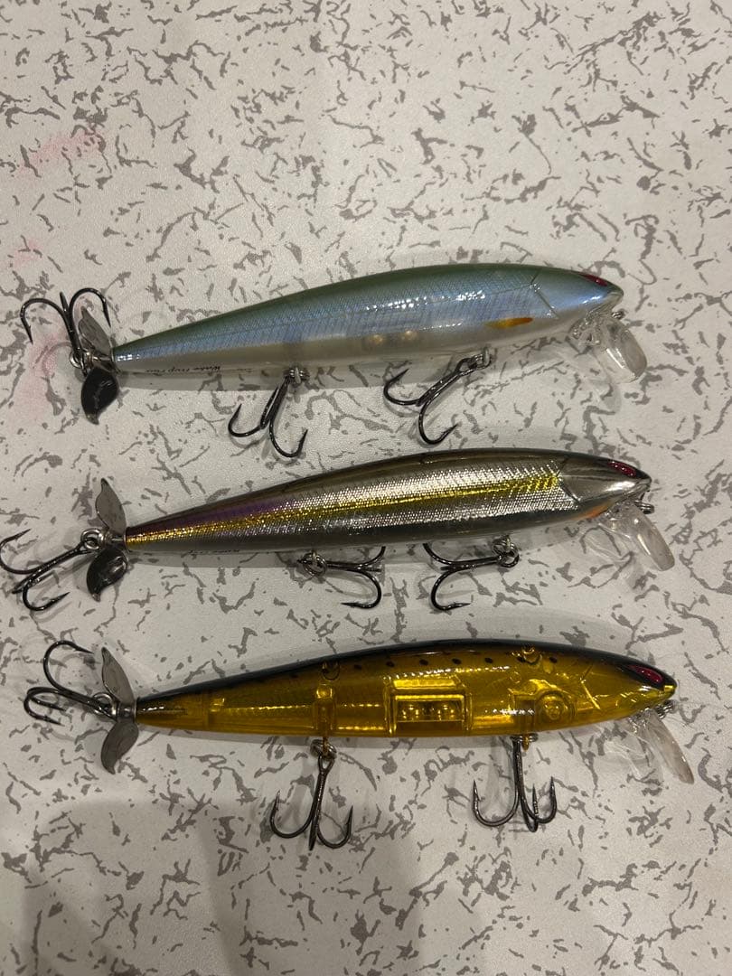 ノリーズルアー6個セット レイダウンミノー ウェイク ジャストワカサギ ザグバグ