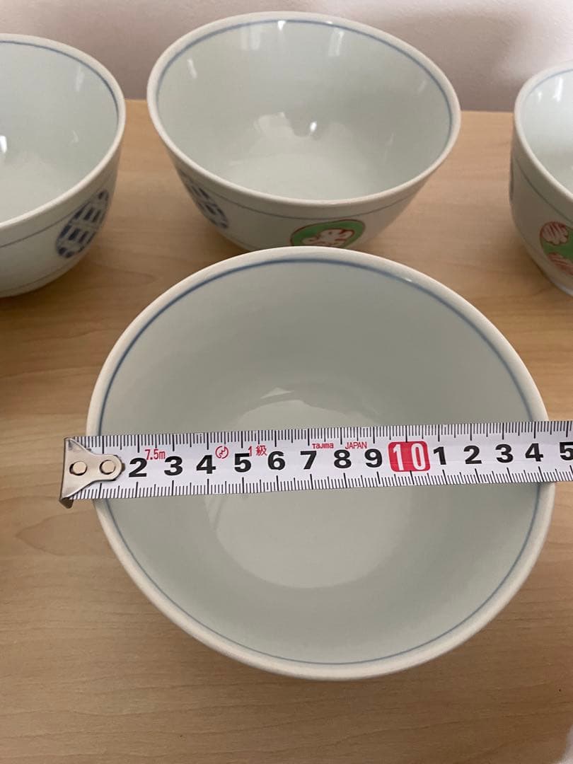 有田焼福珠窯　定番 染錦丸紋シリーズ　丼 5個セット