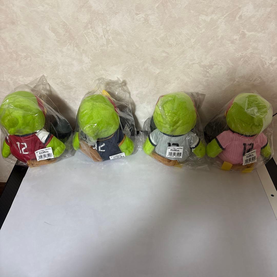 超レア　ファジアーノ岡山　ファジ丸ぬいぐるみ 4体セット　全4ユニホーム