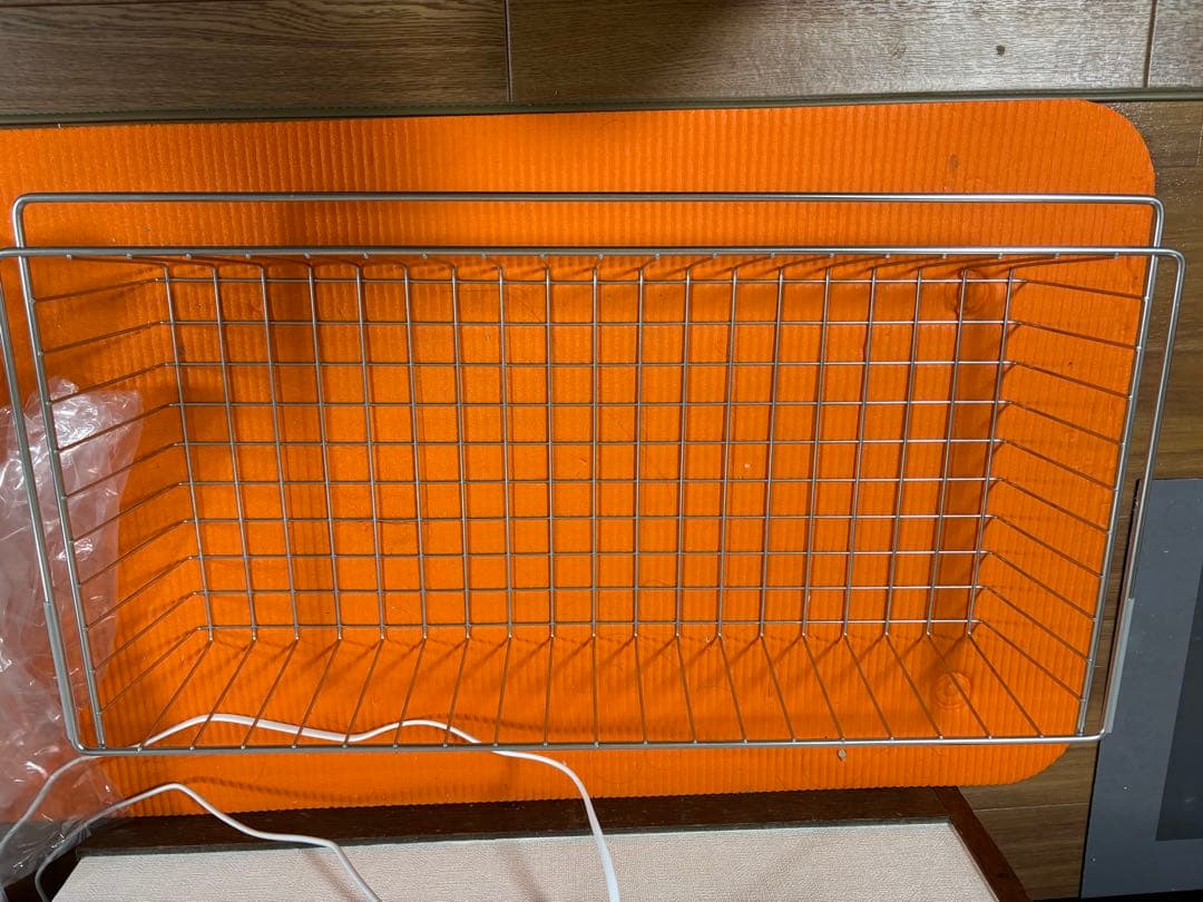 無印良品 ステンレスユニットシェルフ 追加用ワイヤーバスケット 84cm 3個