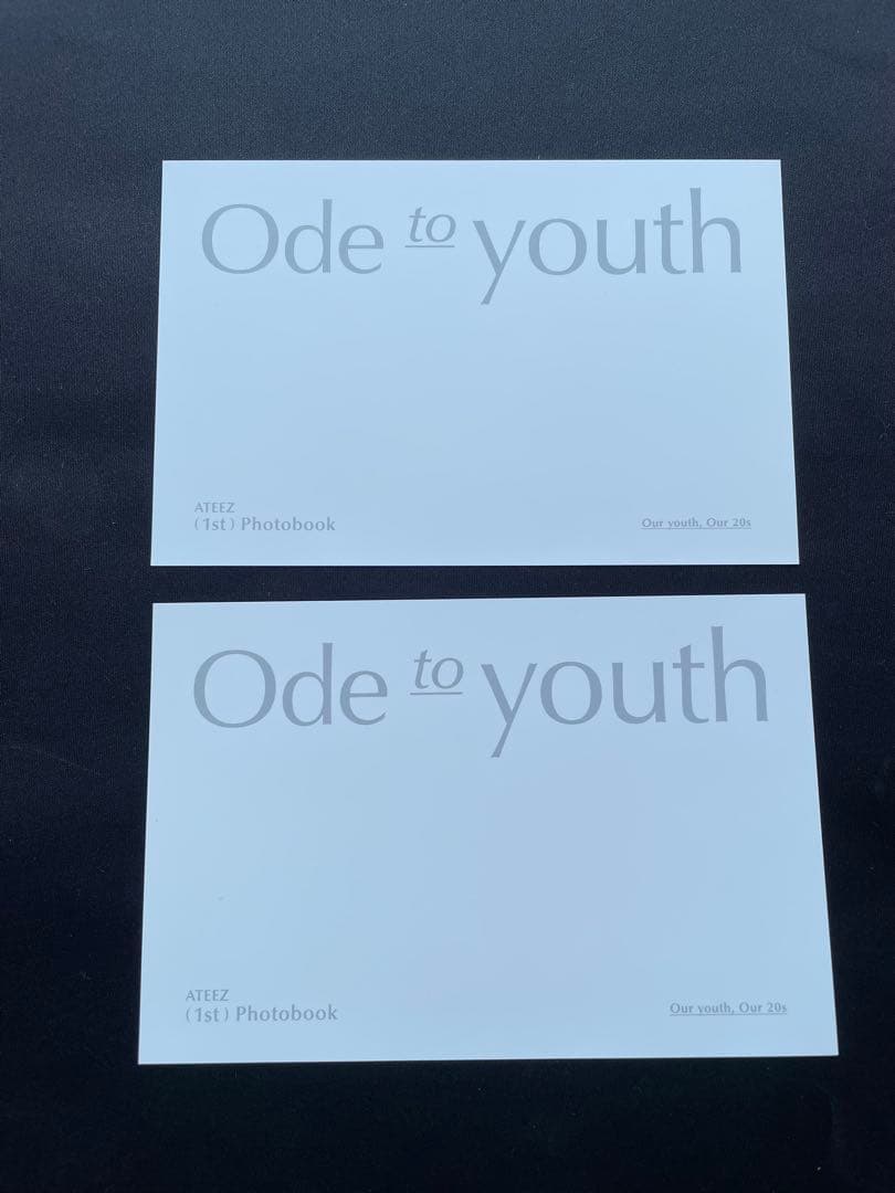 ATEEZ 1ST PHOTOBOOK ; Ode to youth ＋購入特典