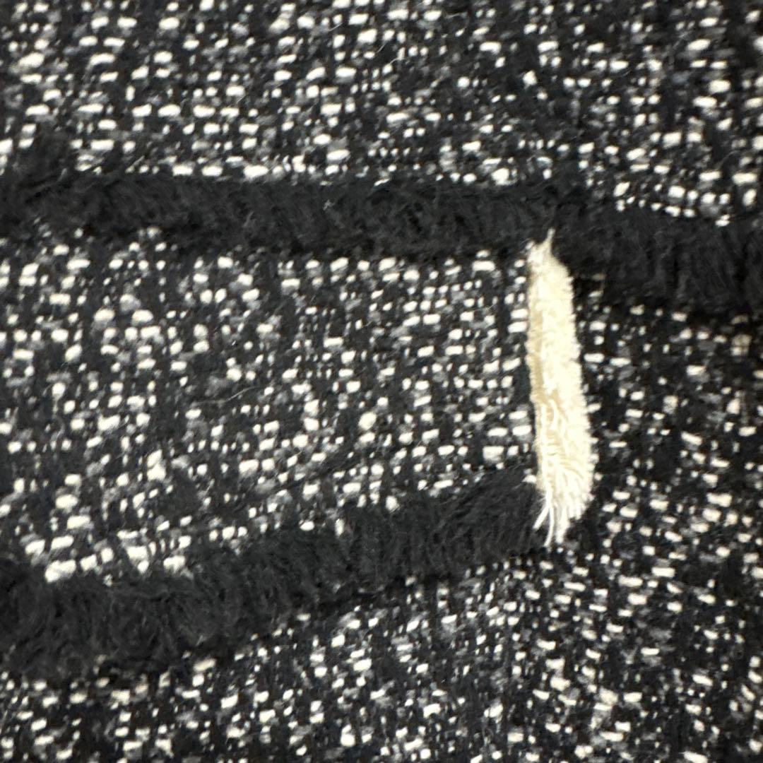 アメリ　OTONA MUSE FRINGE TWEED SHORT JACKET