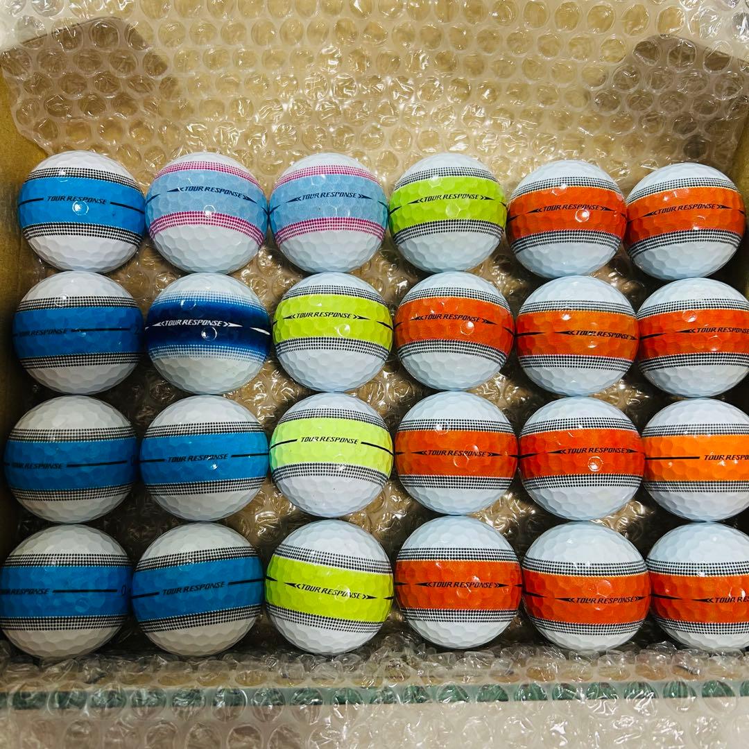 【美品】テーラーメイド　ツアーレスポンス ロストボール　２４球 即日発送！！