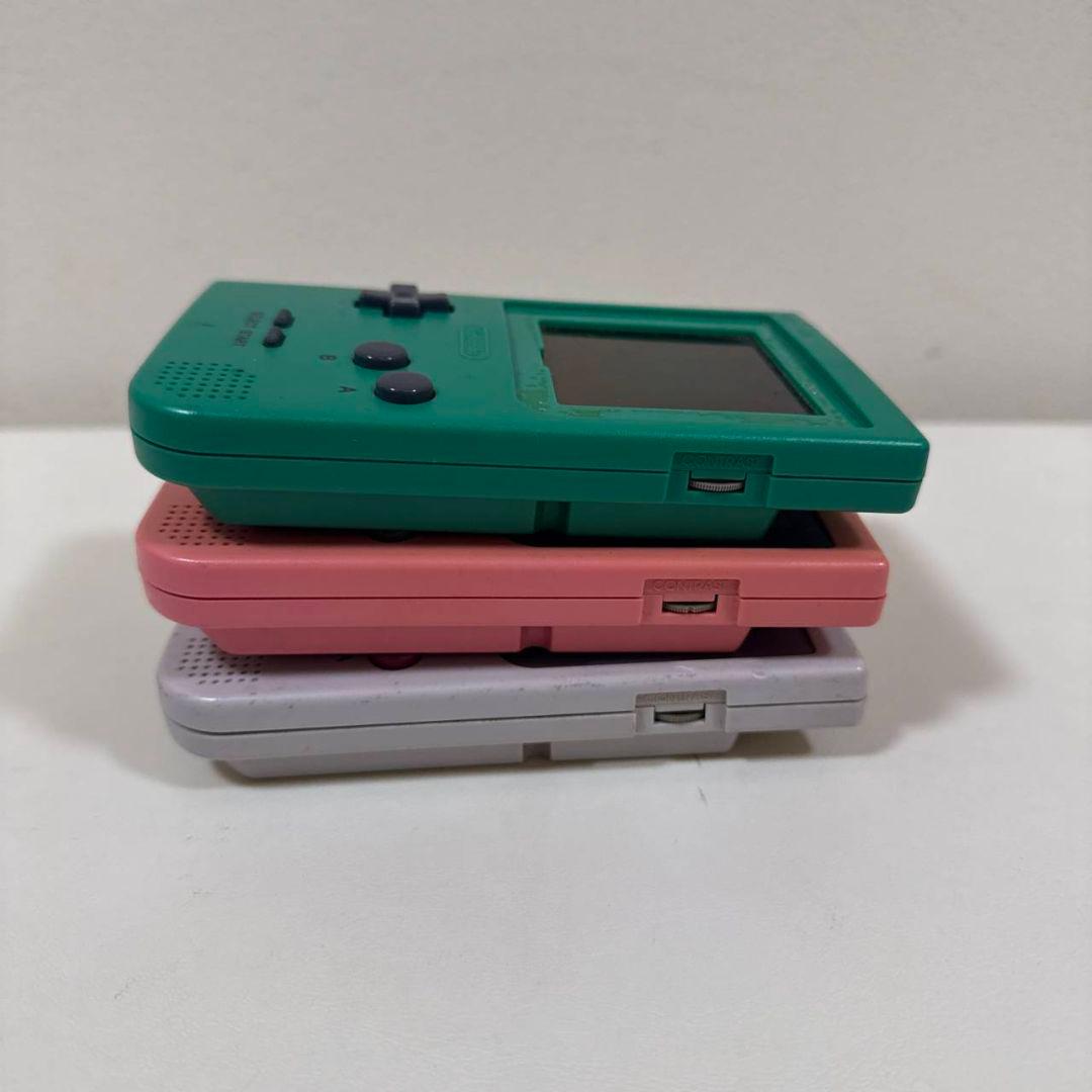 Game boy pocket 3台　ジャンク