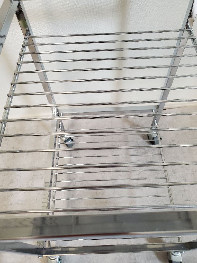 マーブルトップトローリー　大理石天板 スチール製キッチンワゴン　S