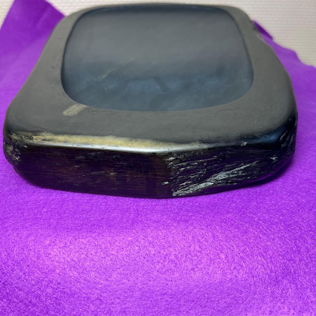 ⭕️ＦＵKＵ⭕️ 大型雨畑硯　芳龍閣硯舗鑑製