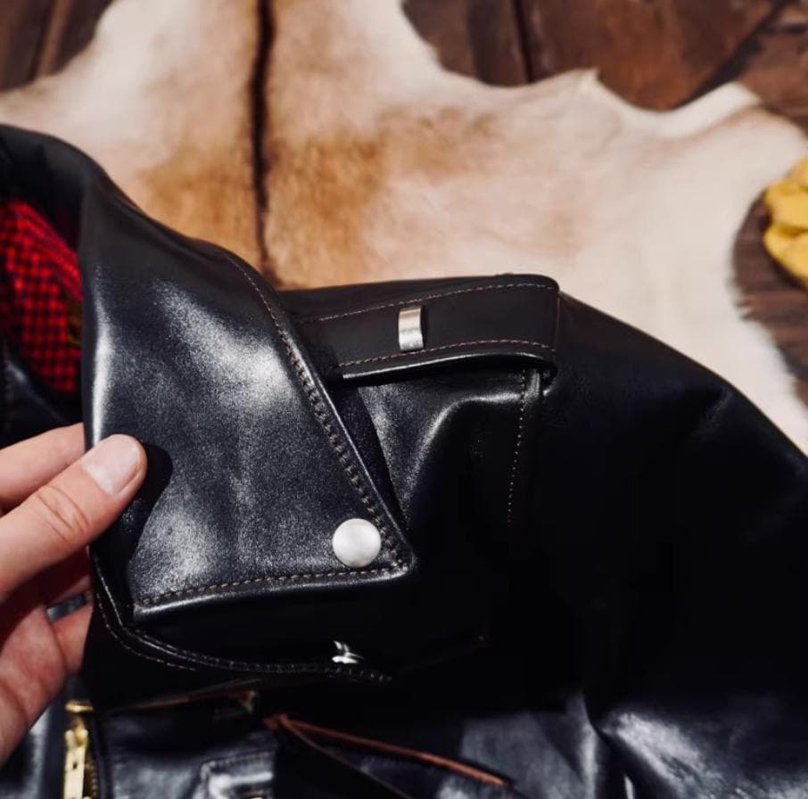 完全復刻版BUCO J-24モデル 上質茶芯ホースハイド ライダースジャケット