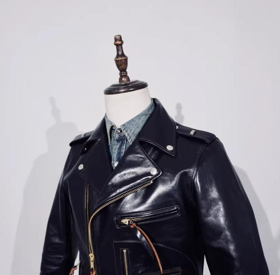 完全復刻版BUCO J-24モデル 上質茶芯ホースハイド ライダースジャケット