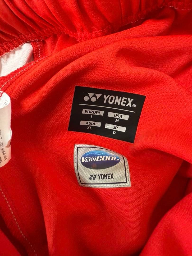 YONEXヨネックス　10458ゲームシャツXO・15123ニットハーフパンツO