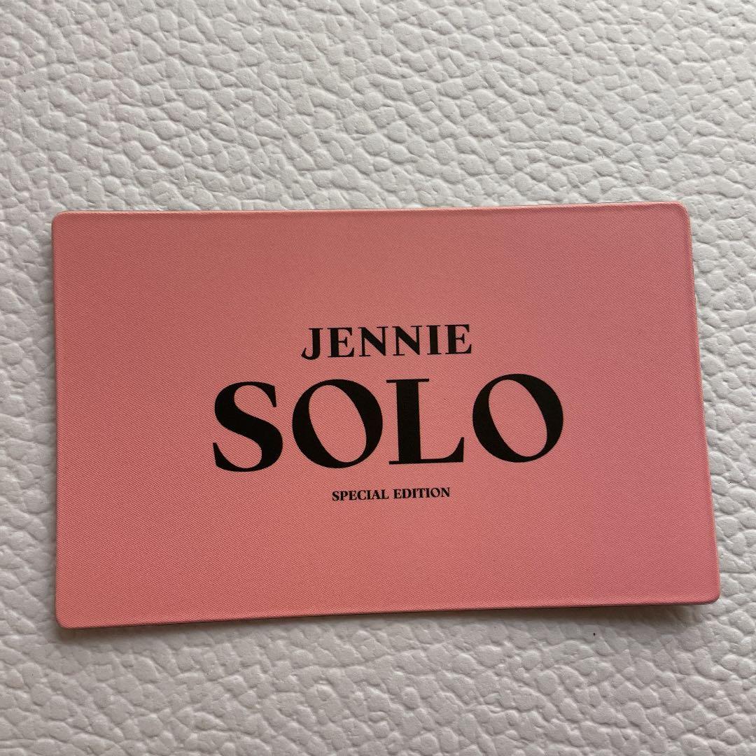 BLACKPINK JENNIE SOLO レンチキュラー　トレカ