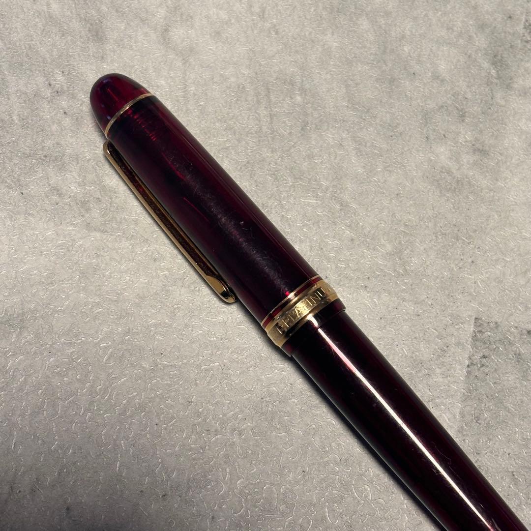 桃*雪様 プラチナ万年筆 3776センチュリー 14k ワインレッド