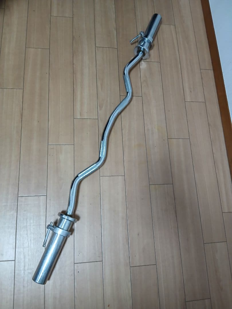 EZバーオリンピックアームカールバー Ｗバー 穴径50mm全長120cm