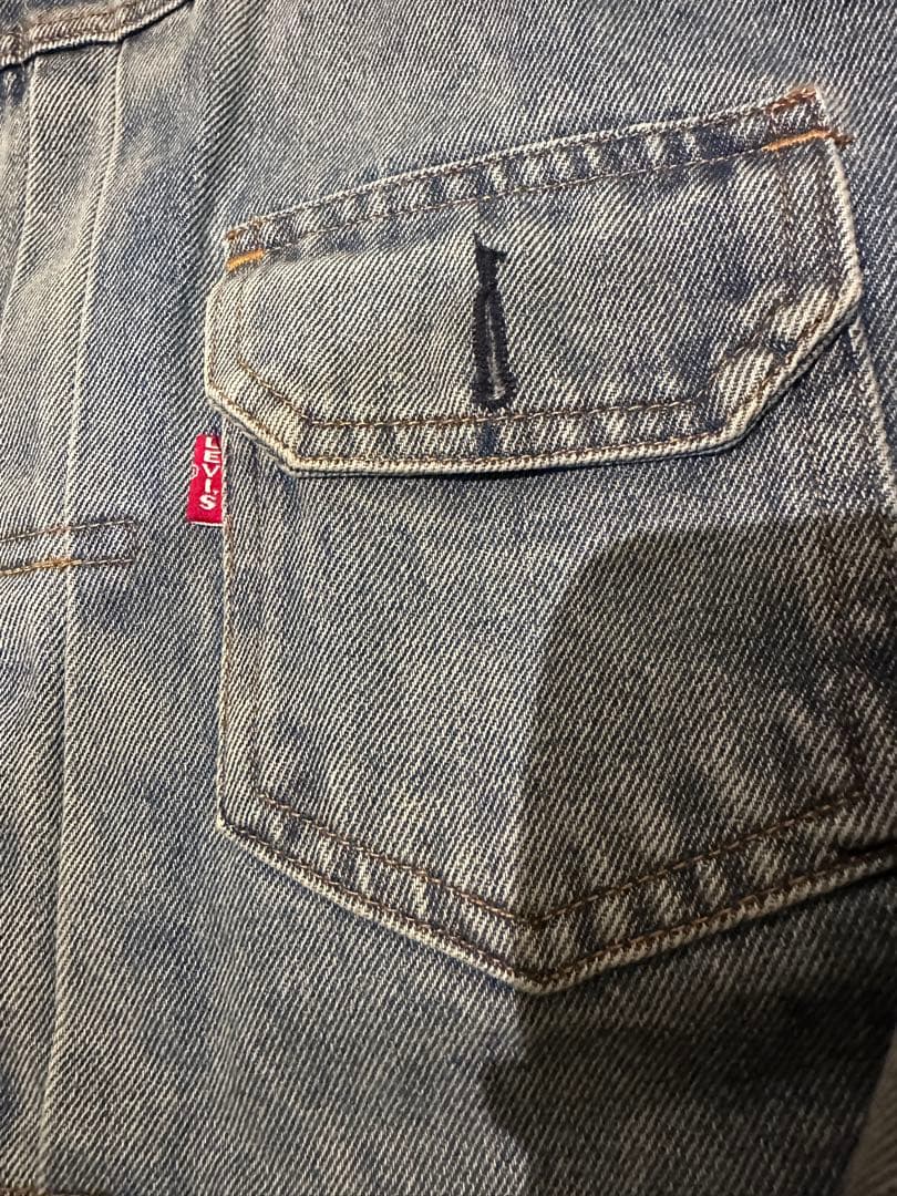 Stussy × LEVI'S Embossed Denim Jacket