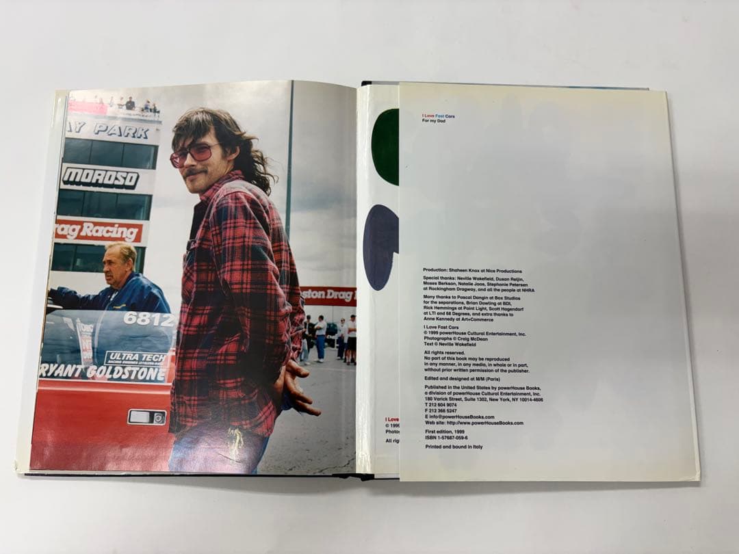 I Love Fast Cars ハードカバー Craig McDean 写真集