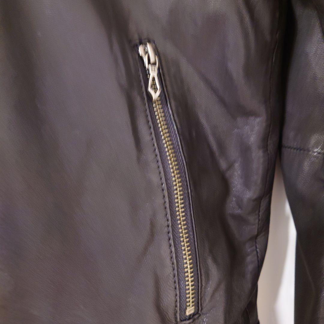 y*o様 近々出品取下　Haruf　レザーシングルライダースジャケット　本革