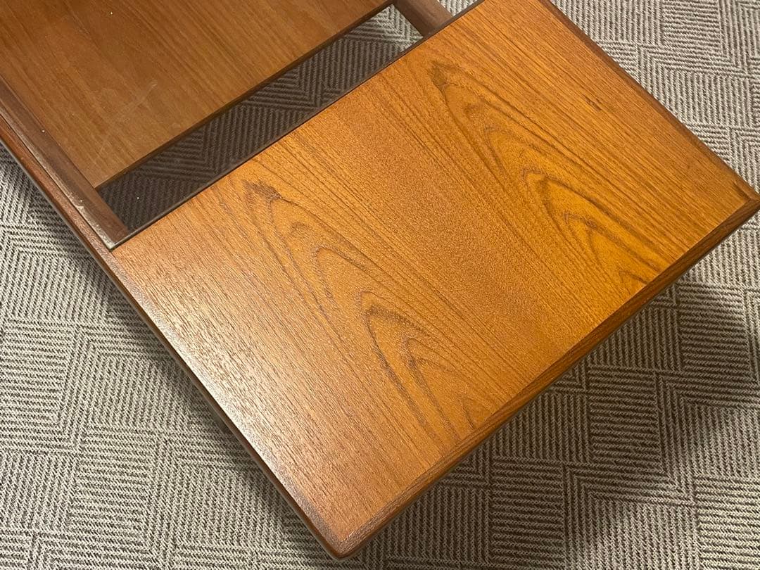 【3/31迄出品】G-PLAN ガラストップローテーブル