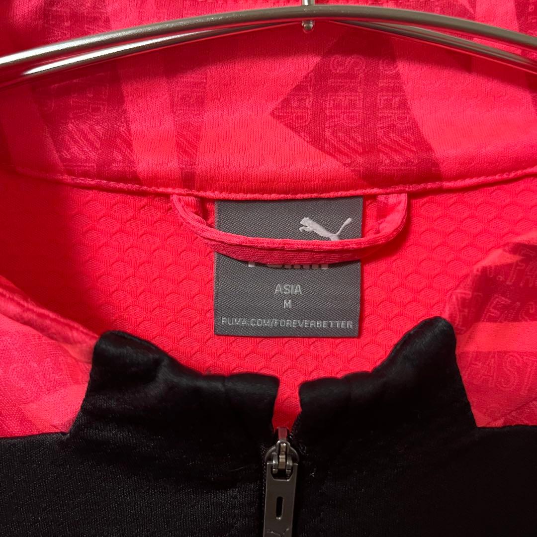 【超美品】PUMA プーマ　セットアップ　ウェア　サッカー　ジャージ　ピンク