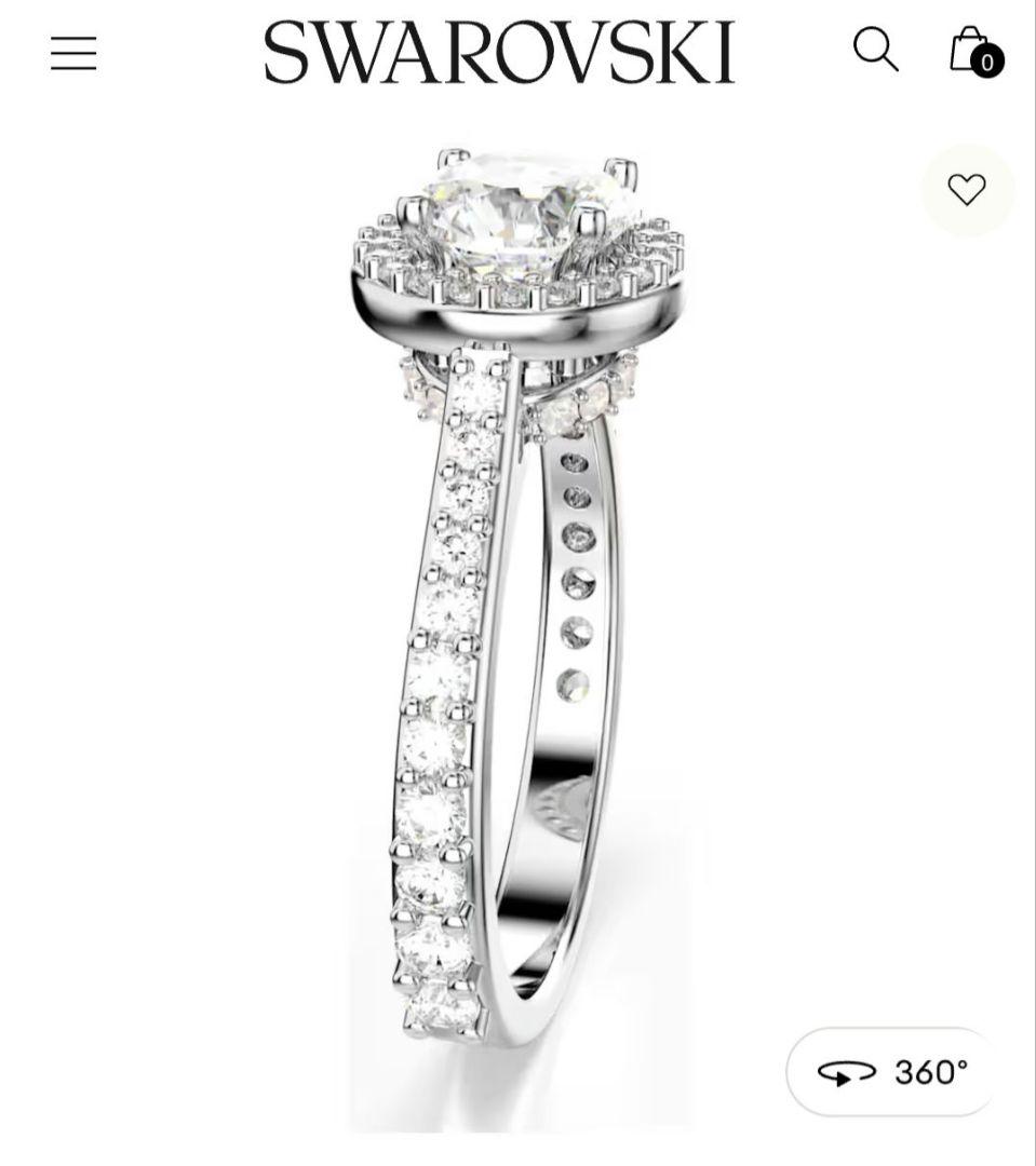 うららさん専用 お箱付き 58 Angelic リング スワロフスキー 指輪