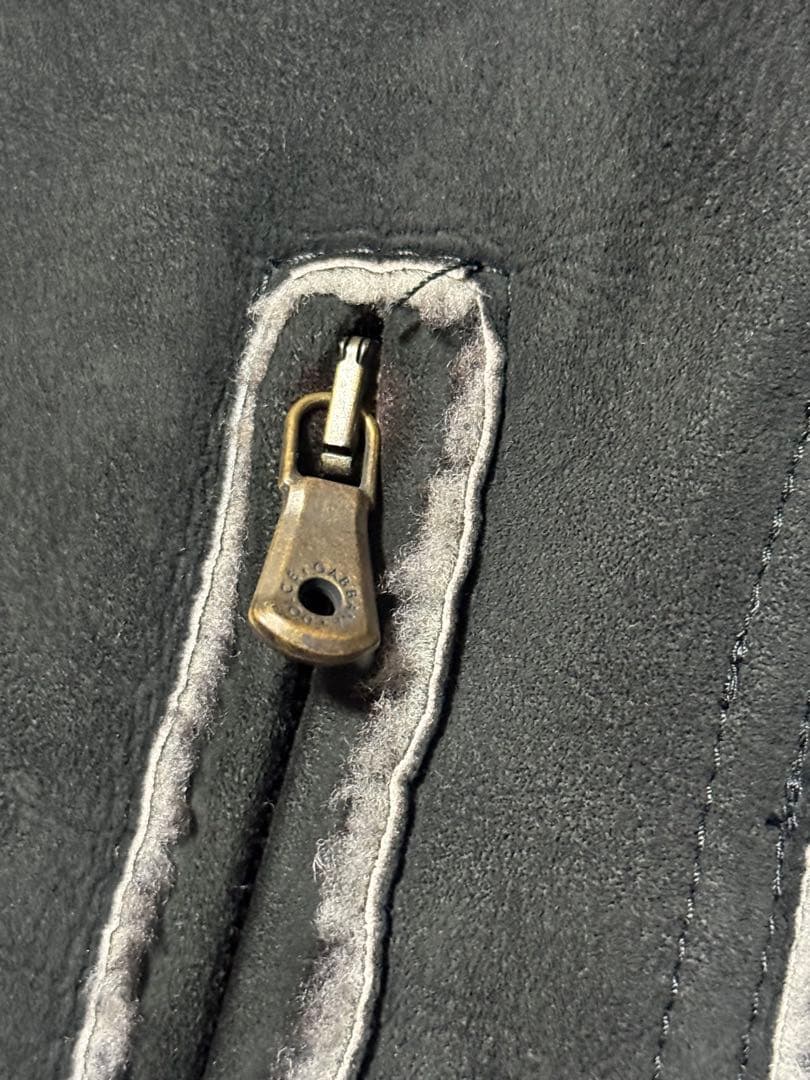 DOLCE&GABBANA ドルチェ ドルガバ ムートンレザー ジャケット 48