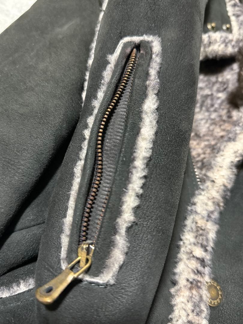 DOLCE&GABBANA ドルチェ ドルガバ ムートンレザー ジャケット 48