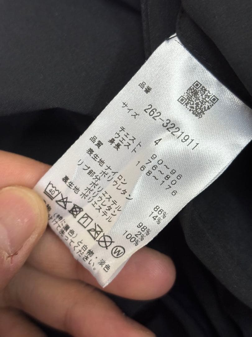 未使用級　Jack Bunny!! ピステ　ブラックジャケット Mサイズ　4