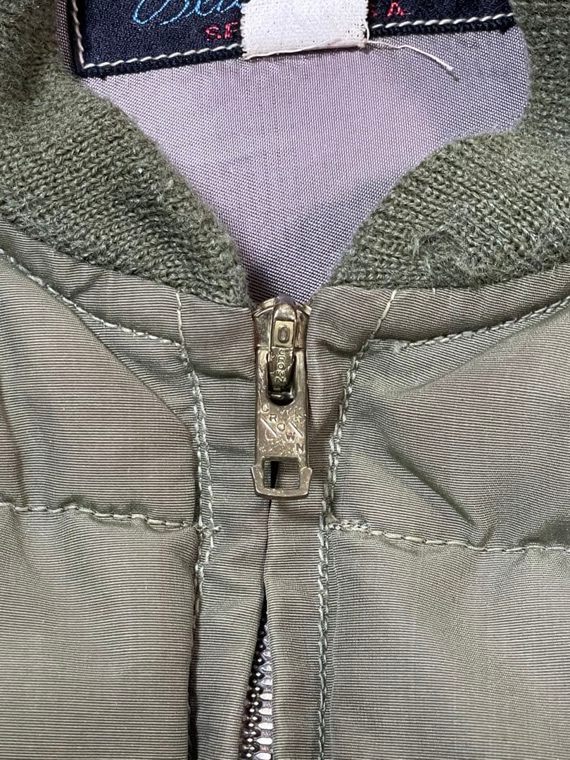 バウアーダウン　Bauer down 日の出タグ　®︎なし50s60s