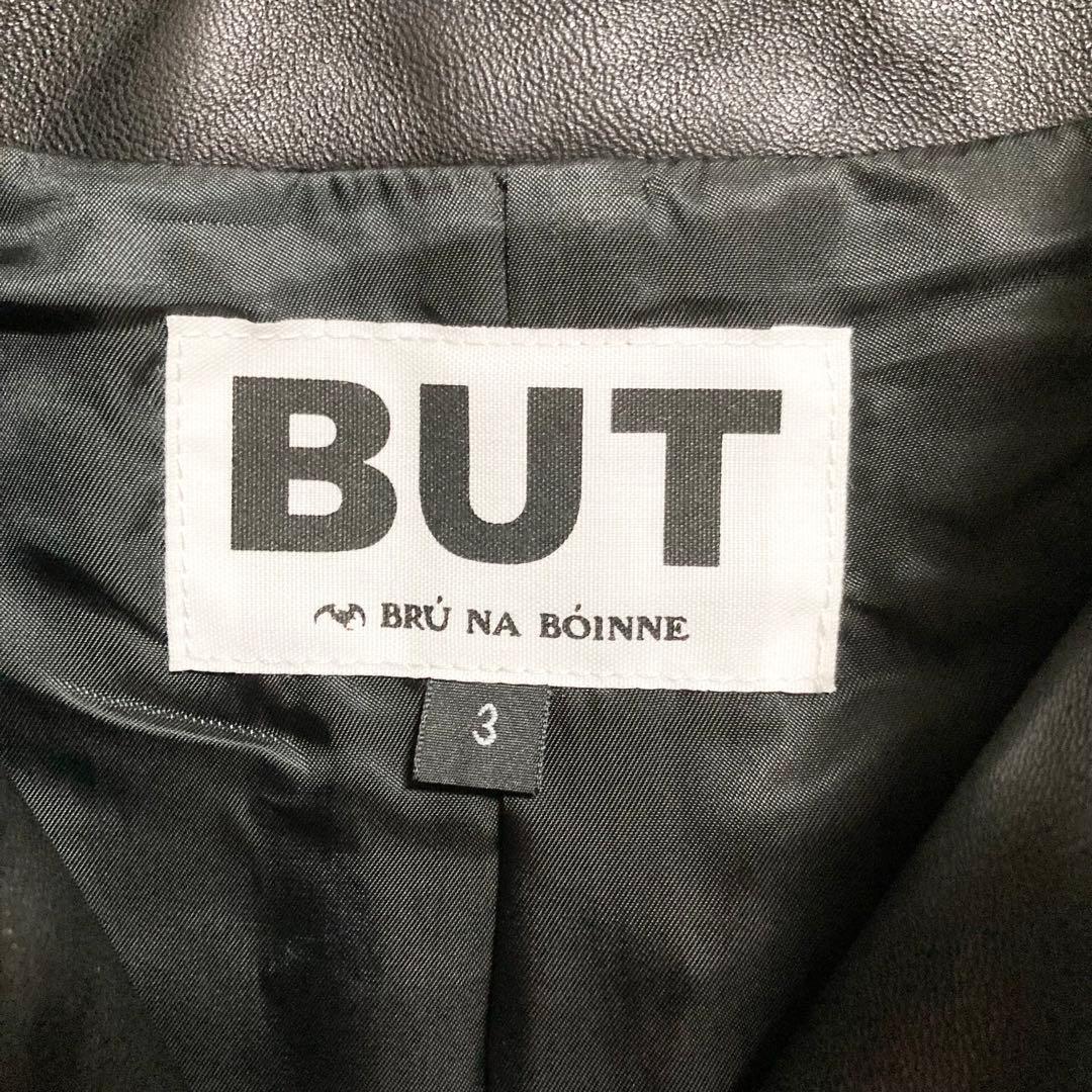 サイズ3！BRUNABOINNE レザーコーチジャケット