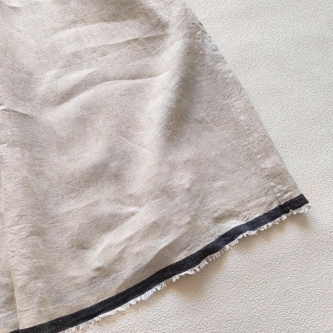 イチアンティークス リネン 東炊き ワンピース 耳付き 日本製 ナチュラン