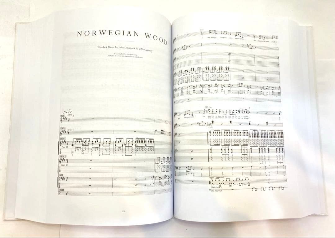 THE BEATLES COMPLETE SCORES ビートルズ 楽譜集 絶版