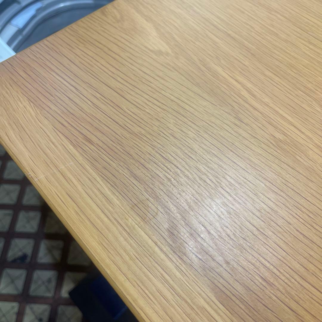 廃盤品　無印良品　ローテーブル　90㎝　オーク材