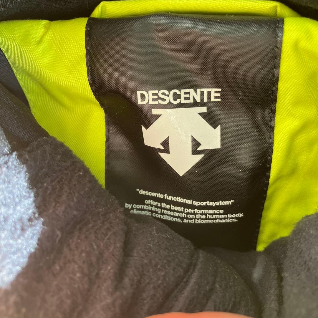 【美品】DESCENTE 蛍光イエロー スキーウェア上下