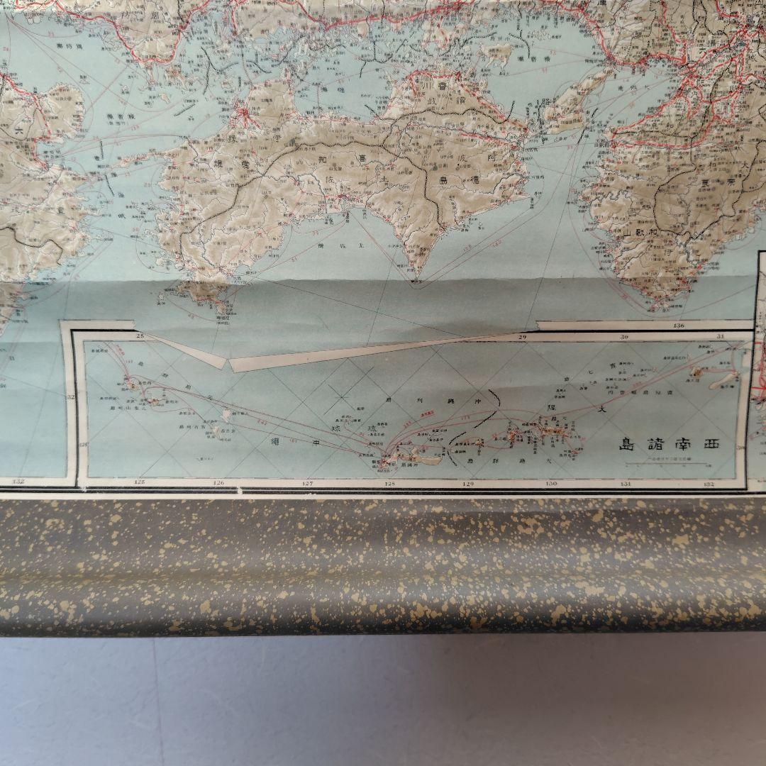 大日本交通明細地図 ( 掛軸 )