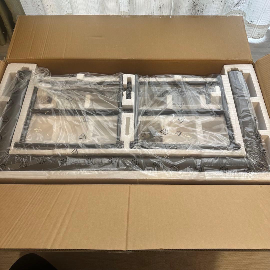 テレビスタンド 幅100cm ガラス天板 3段ラック 耐荷重60kg 新品未使用