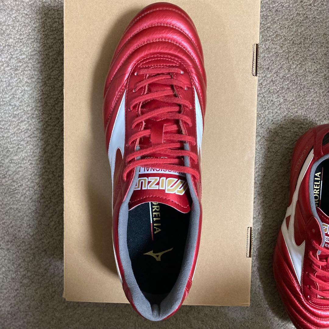 1*o様 日本未発売モレリア2 AGレッド25.5エリート(ミズノ