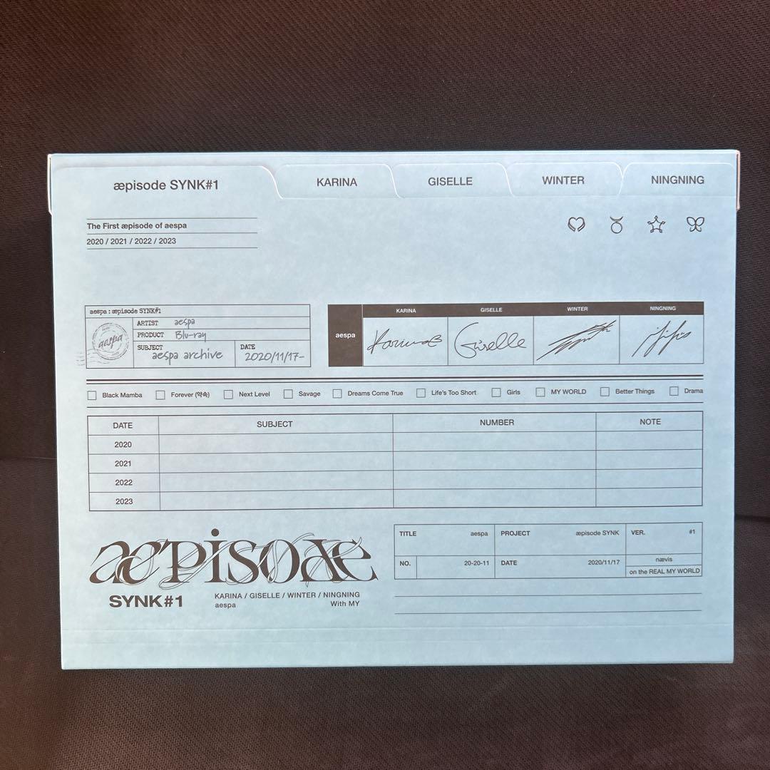aespa æpisode SYNK#1 3点　Blu-ray DVDその他