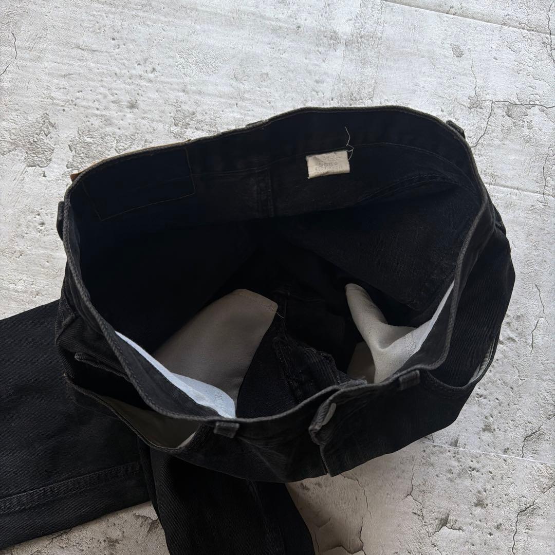 Levi’s 99年 505 後染めブラックデニムパンツW30 L32