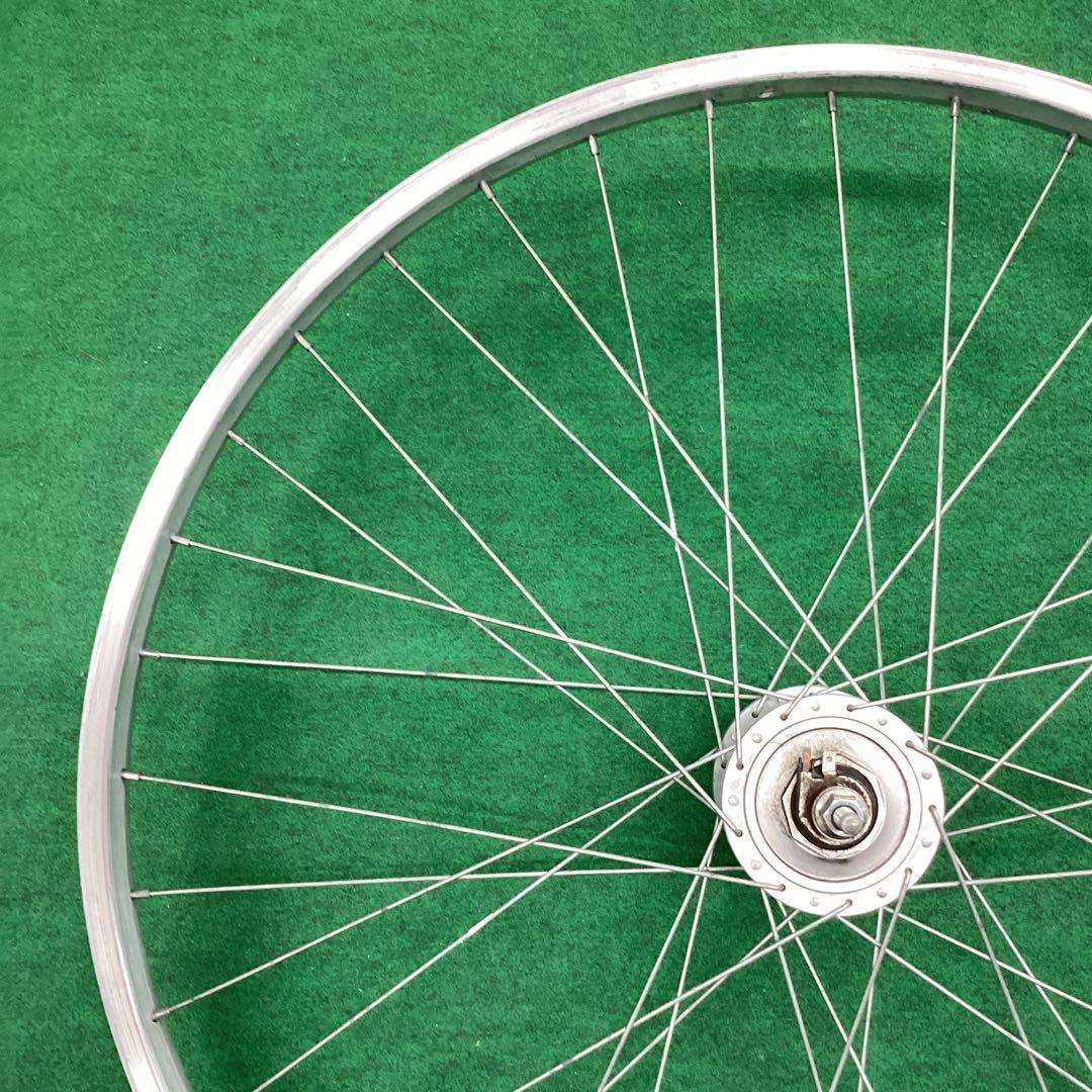 アルミリム　前輪 26x1-3/8 ハブダイナモ 26インチ　j2端子