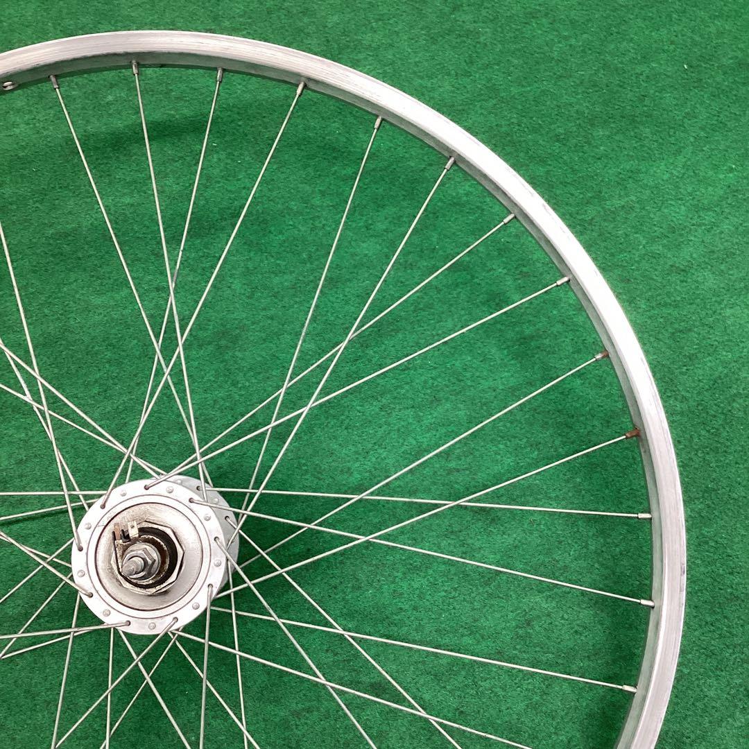 アルミリム　前輪 26x1-3/8 ハブダイナモ 26インチ　j2端子