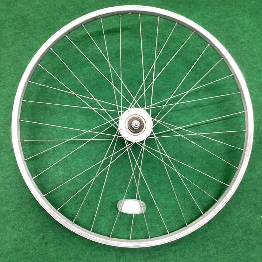 アルミリム　前輪 26x1-3/8 ハブダイナモ 26インチ　j2端子