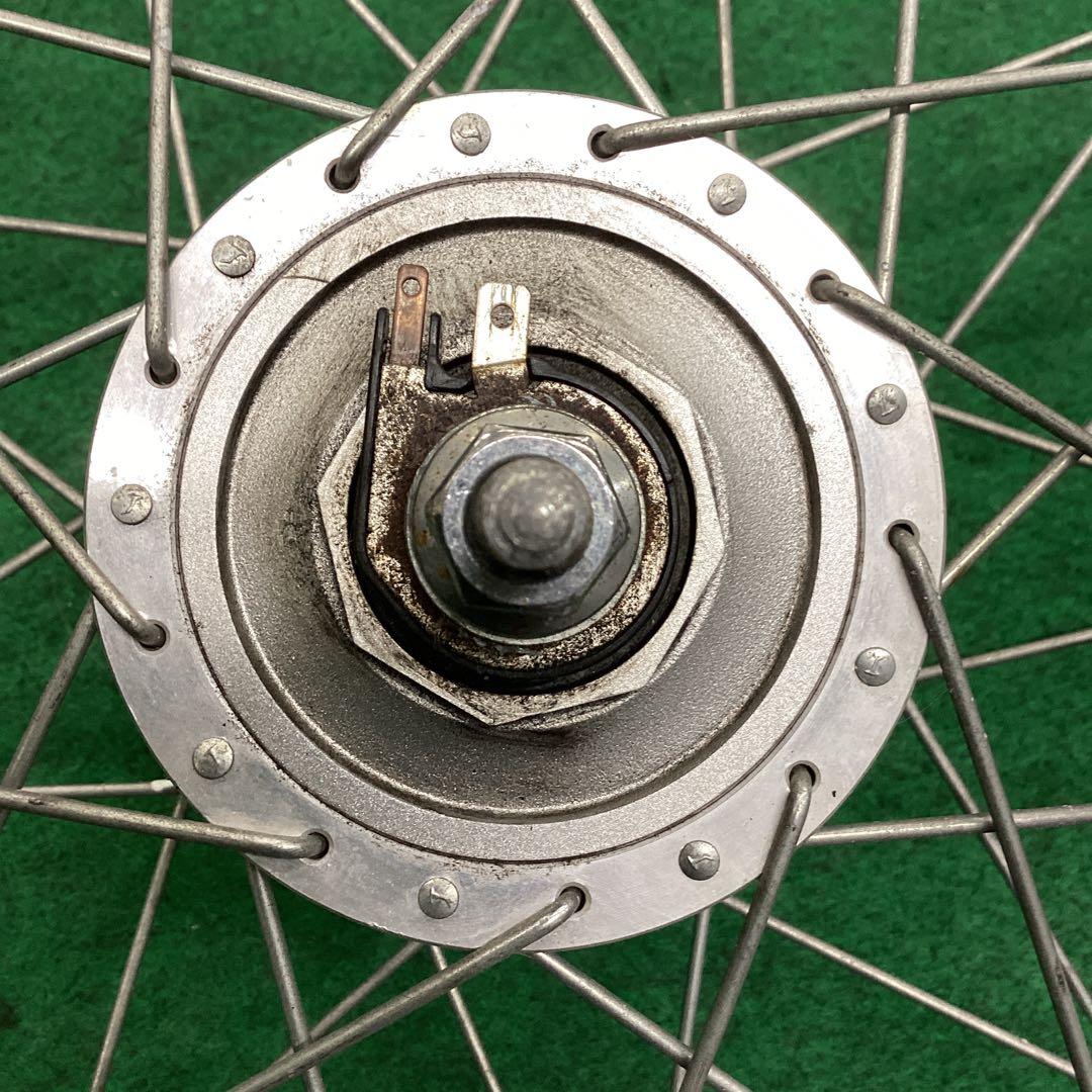 アルミリム　前輪 26x1-3/8 ハブダイナモ 26インチ　j2端子