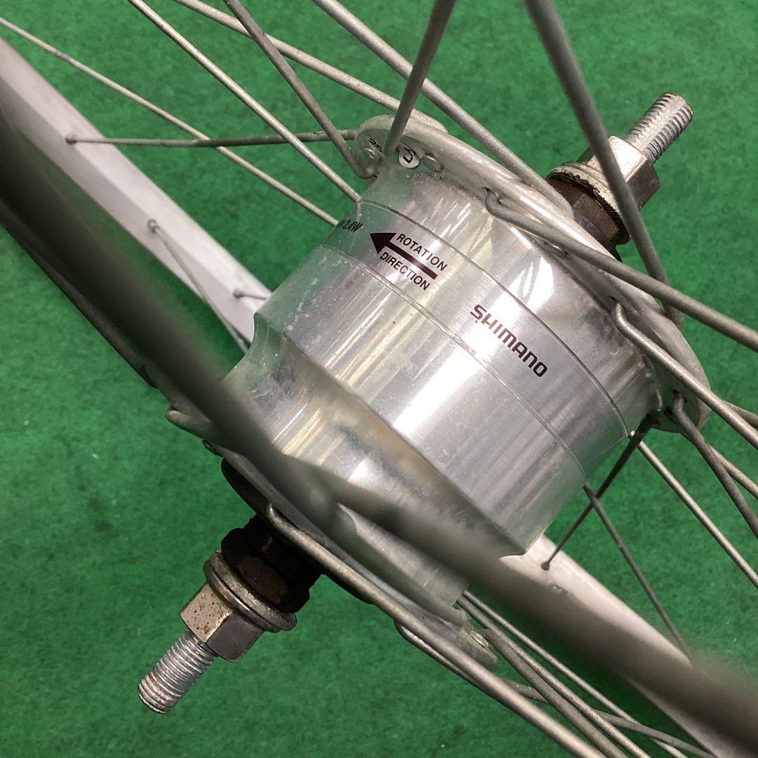 アルミリム　前輪 26x1-3/8 ハブダイナモ 26インチ　j2端子