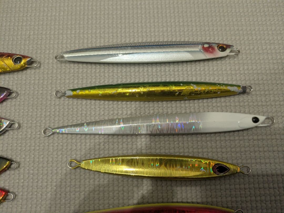 メタルジグ　エアジャーク、ジグパラ、ランス、ジガロ、カイ、ショーテル、チョロコー