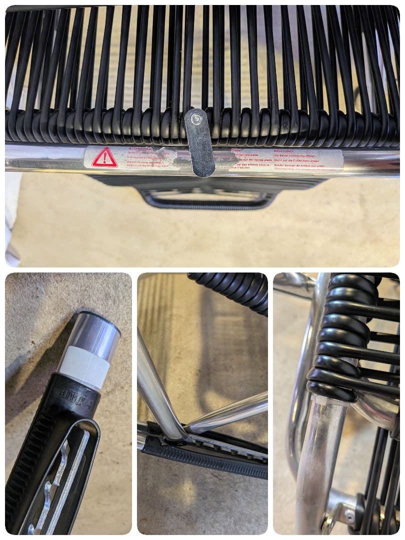 【イタリア製/美品】FIAM フィアム スパゲッティチェア サウナチェア