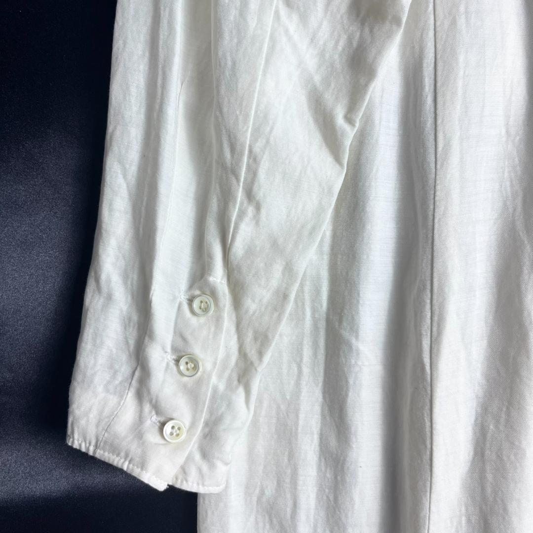 美品　iki イキ　キュプラ　コットン　ウール　Aライン　ロングワンピース　F